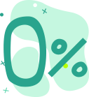 Compras al 0% (TAE 0%) ilustración cero por ciento